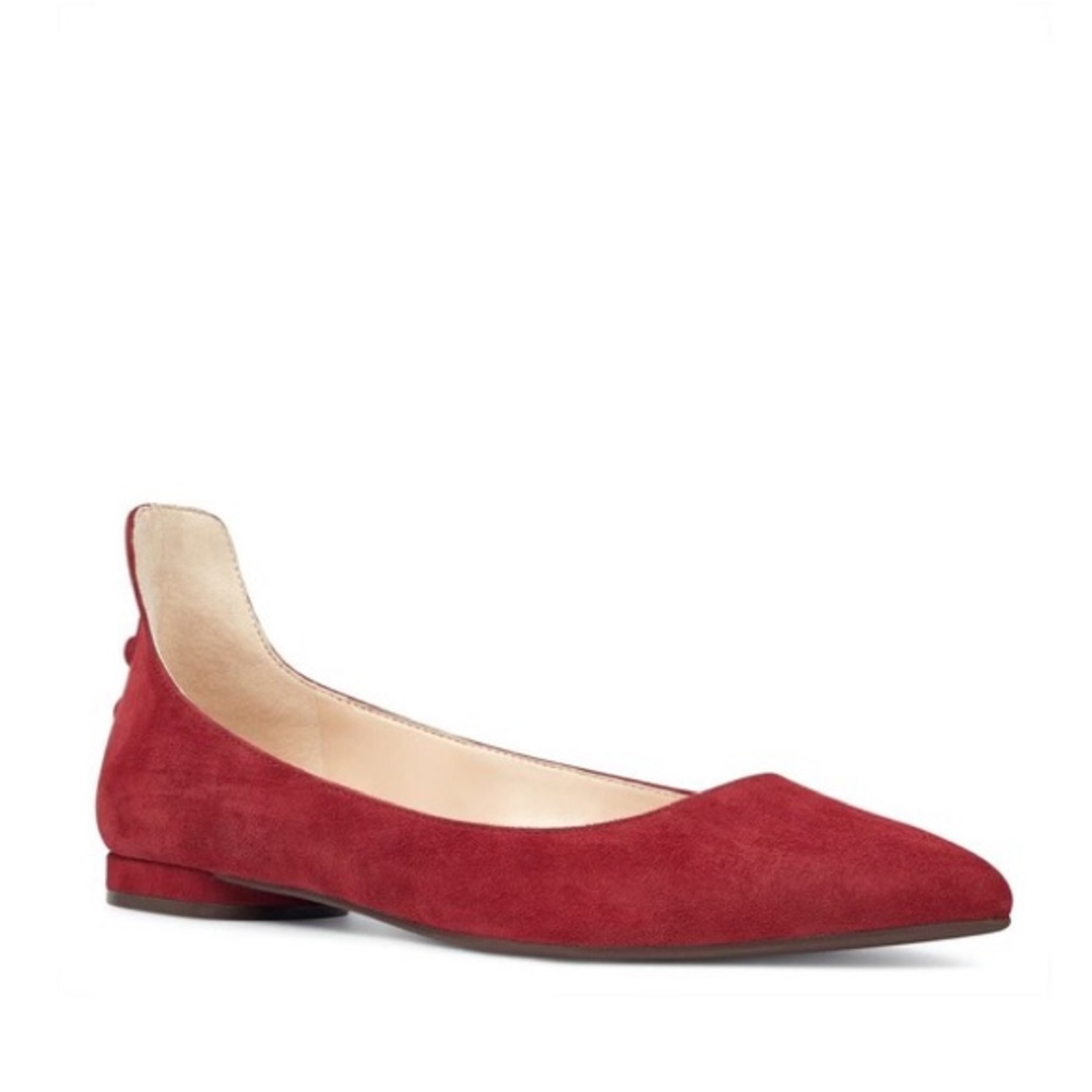 Nine West Suede Owl Flats